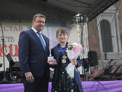 Вручение стипендии "Юные дарования"-2017 в Рязанском Кремле 