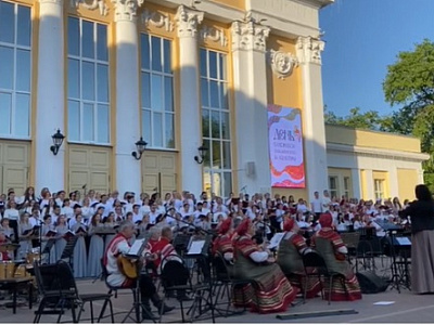 Выступление Сводного хора Рязанской области. РВ-ТВ. 